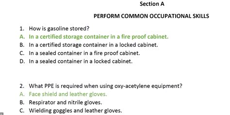 red seal exam practice questions